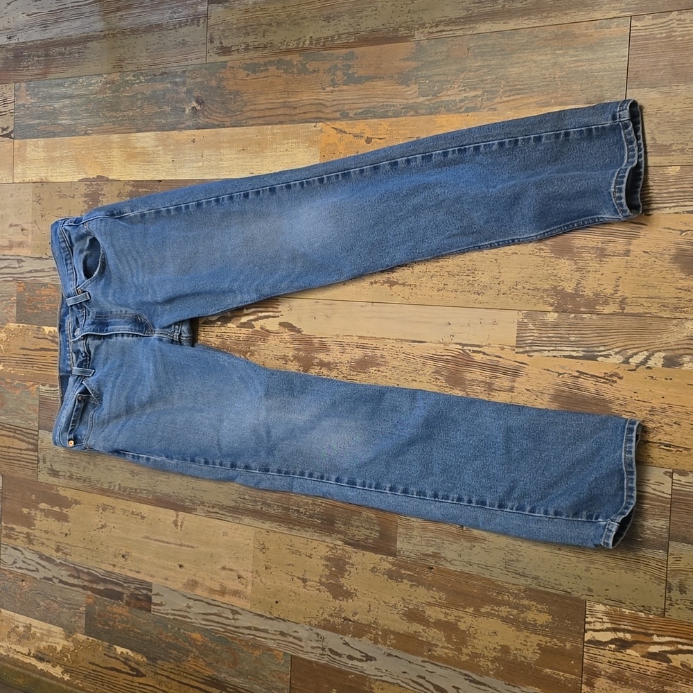 Levi's Denim Blue Jeans Straight Leg Mens Size 34/34‎